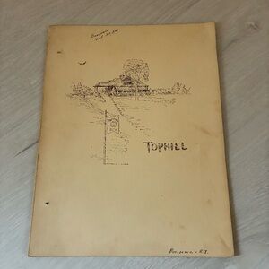 Vintage 1941 Tophill Restaurant Menu Providence RI | Pre-War Ephemera | Oct 30th